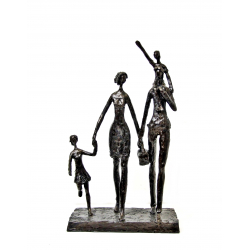Rzeźba Figura Rodzina z dziećmi